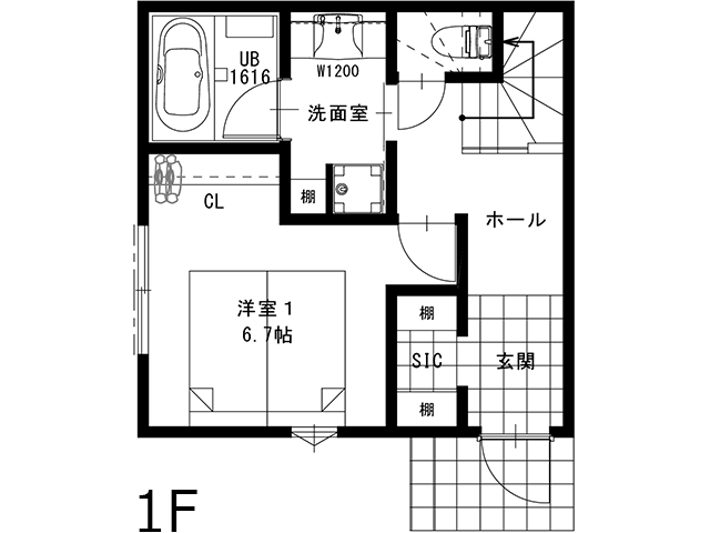 1F設計図